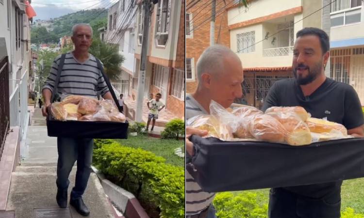 ‘Panadería ambulante’ en Colombia que causa sensación por su delicioso sab