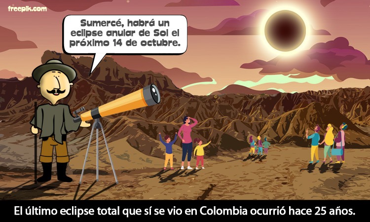 En Colombia se podrá ver el próximo Eclipse anular de Sol