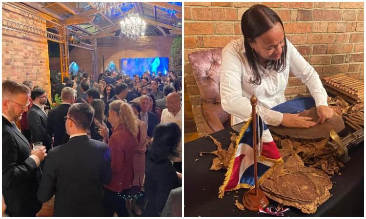 Embajada de República Dominicana en Colombia celebró en Casa Sinergia la tercera edición de "Merengue, Tabaco y Ron 2023"