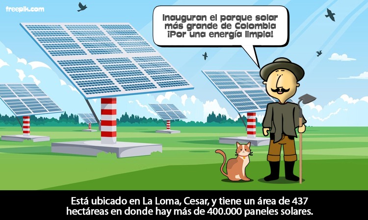 Se inauguró el parque solar más grande de Colombia