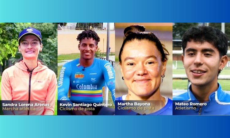 Colombianos en París 2024