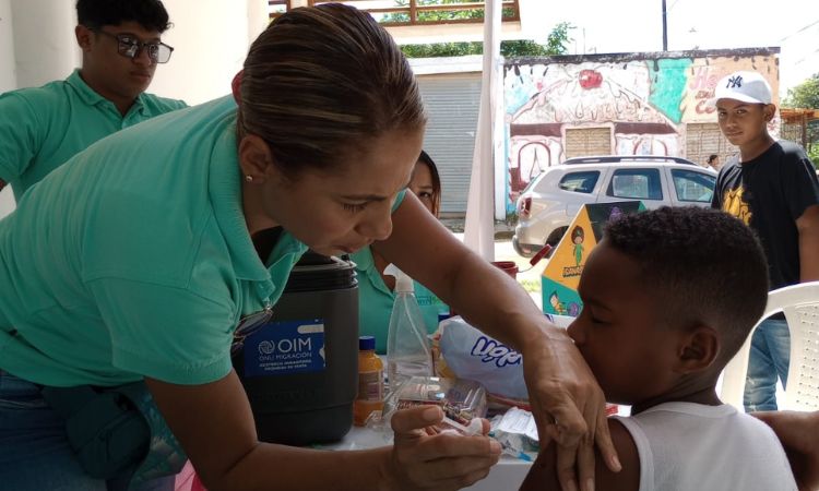 Vacunación a niños